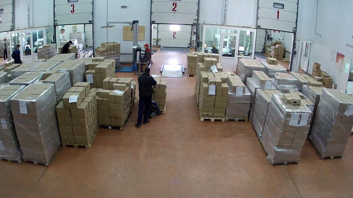 Онлайн веб-камера Ростовского мясокомбината: отгрузка продукции